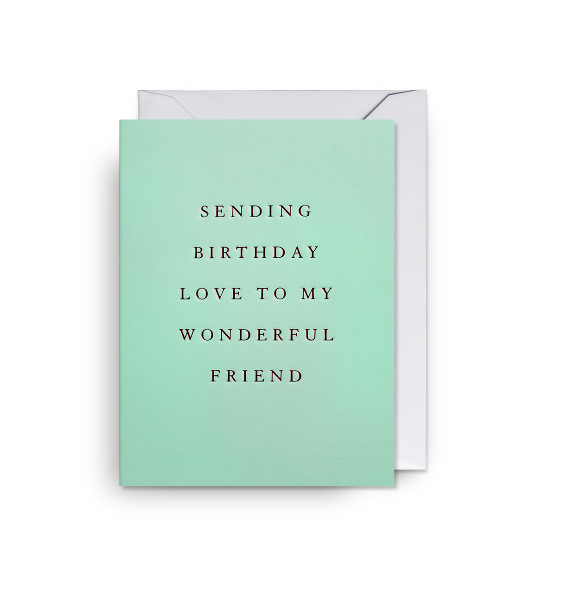 Sending Birthday Love to My Wonderful Friend Card Lagom Design