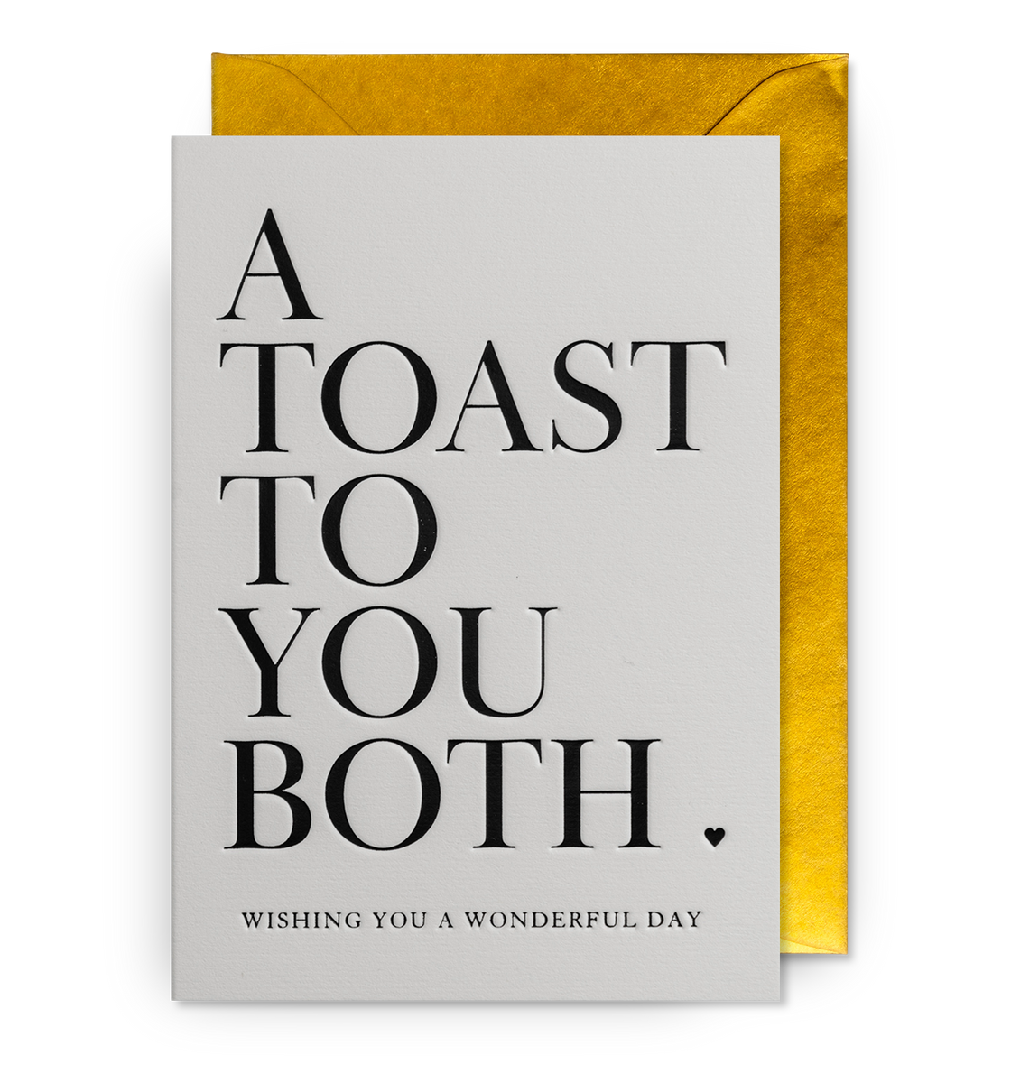 A Toast to You Both Greeting Card Lagom Design