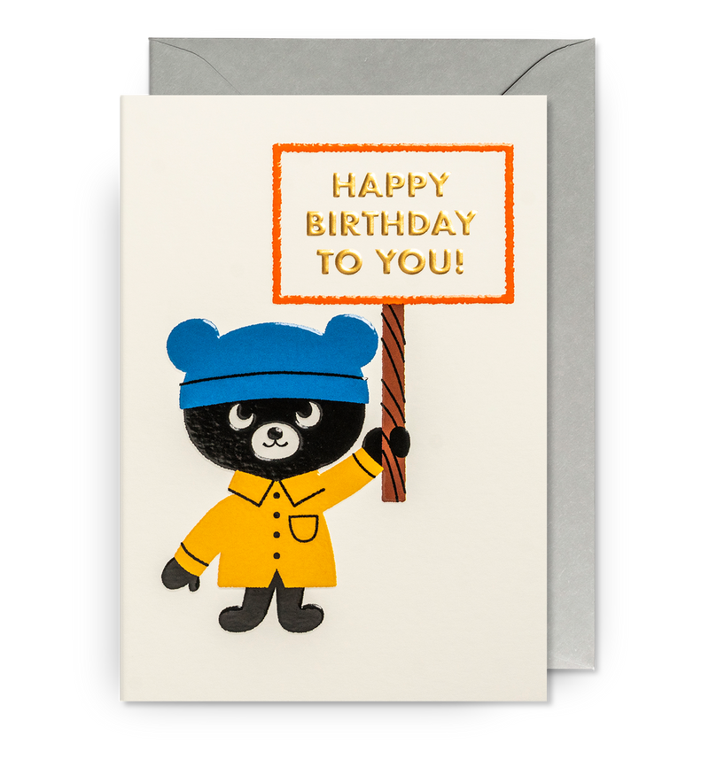 Happy Birthday to You! Bear Greeting Card