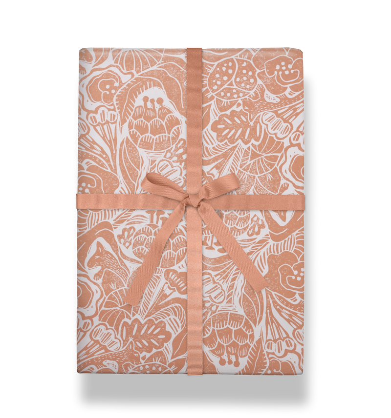 Muse Linocut Gift Wrap
