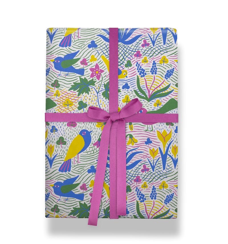 Spring Pattern Gift Wrap