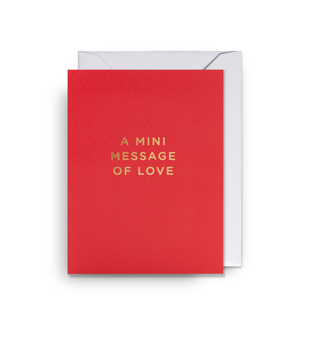 Mini Message Card A Mini Message of Love Mini Card