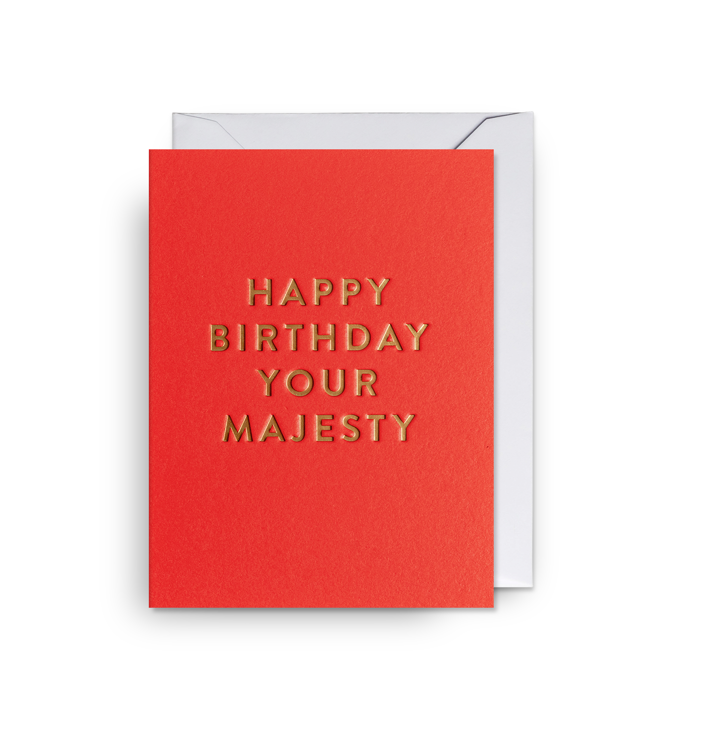 Your Majesty Mini Birthday Card