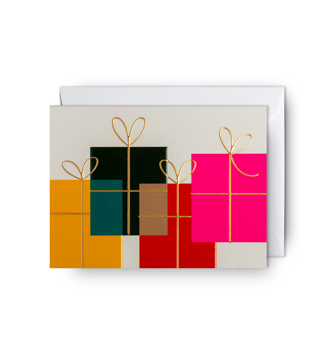 Wrapped Presents Mini Card