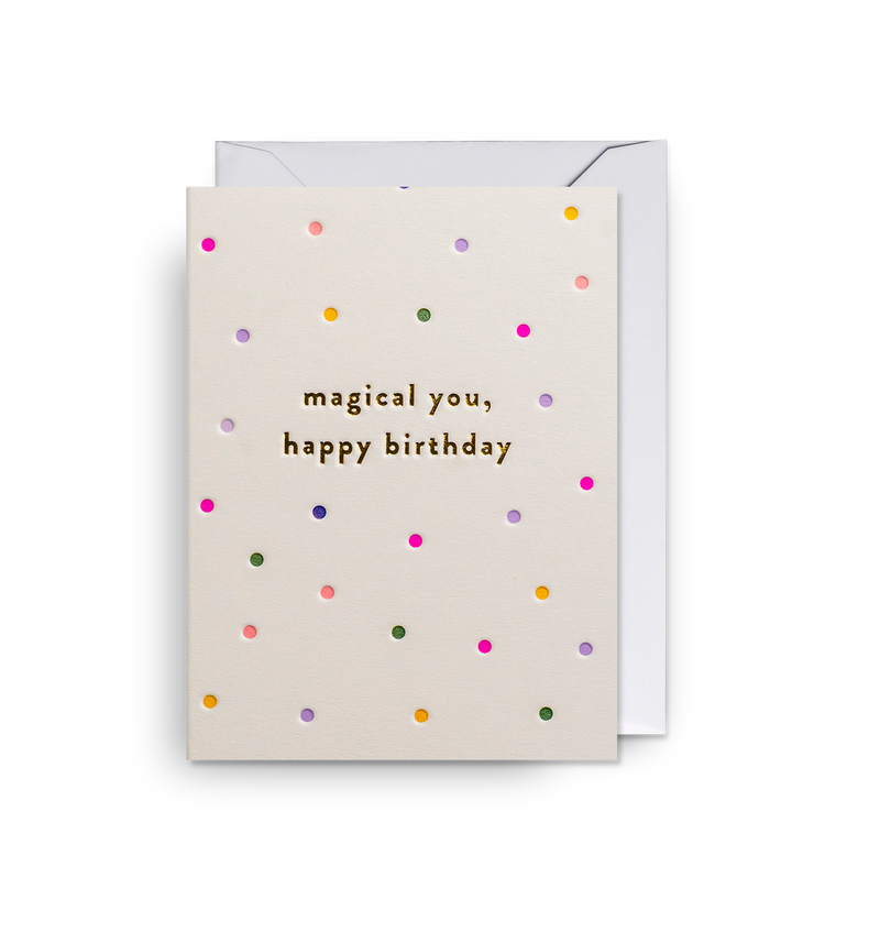 Magical You Happy Birthday Mini Card