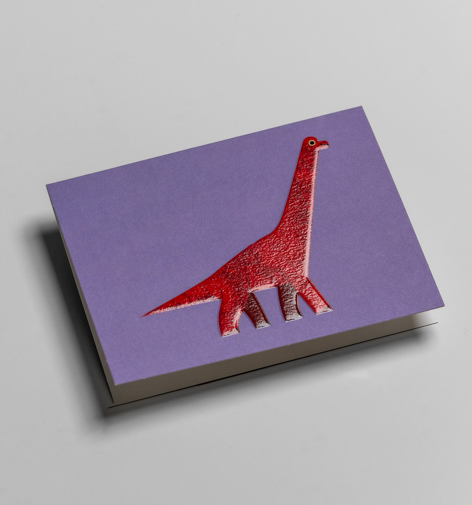 Brontosaurus Card Brontosaurus Mini Card