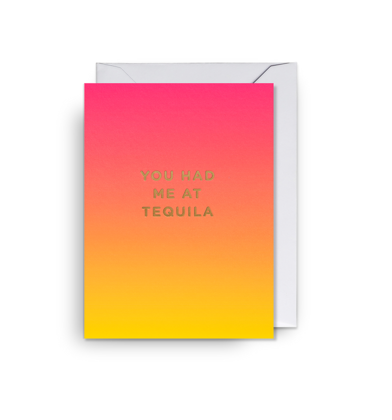 You Had Me at Tequila Mini Card