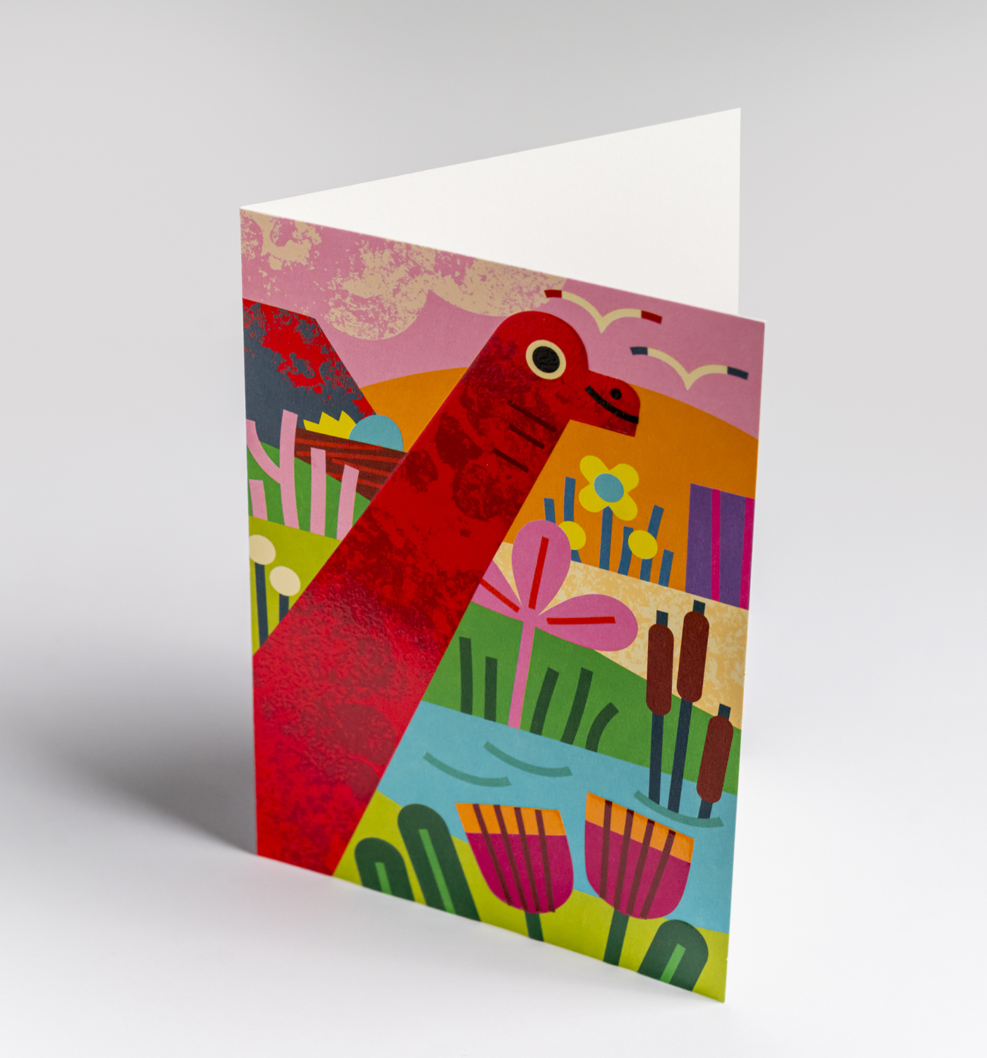 Brontosaurus Card Brontosaurus Greeting Card