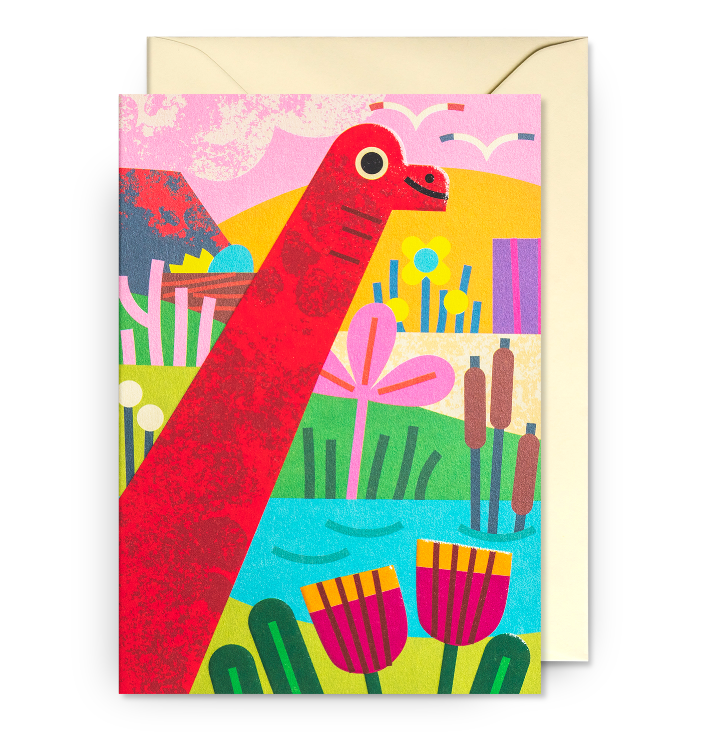 Brontosaurus Card Brontosaurus Greeting Card
