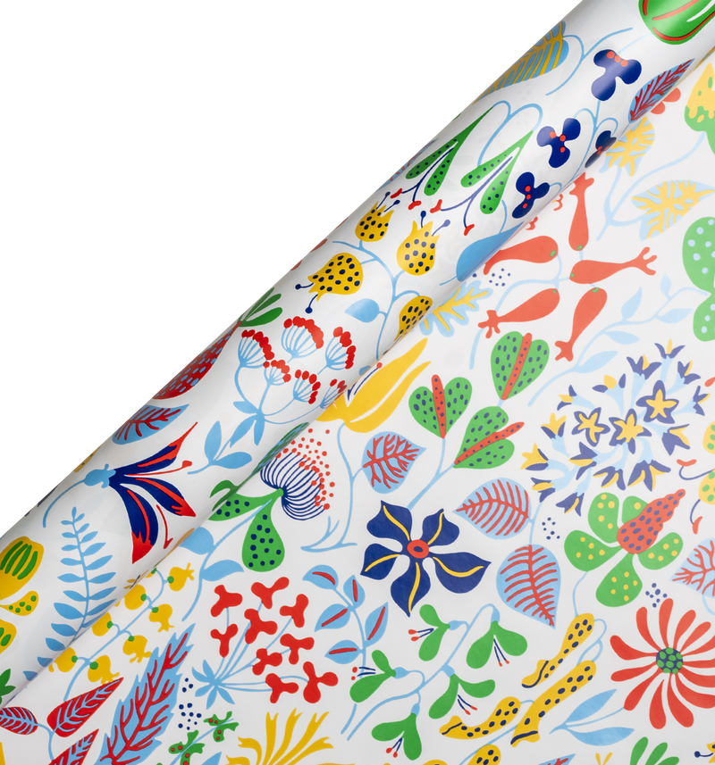 Herbarium Botanical Roll Wrap, 3 Metres