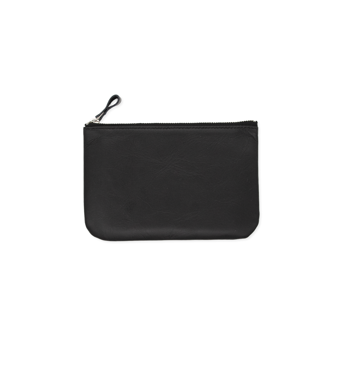 Small Soft Leather Pouch, Black