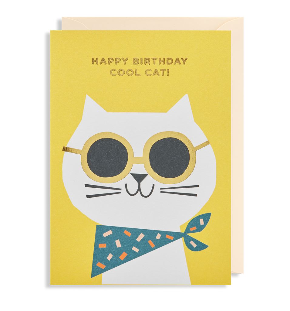 Happy Birthday Cool Cat - Lagom Design