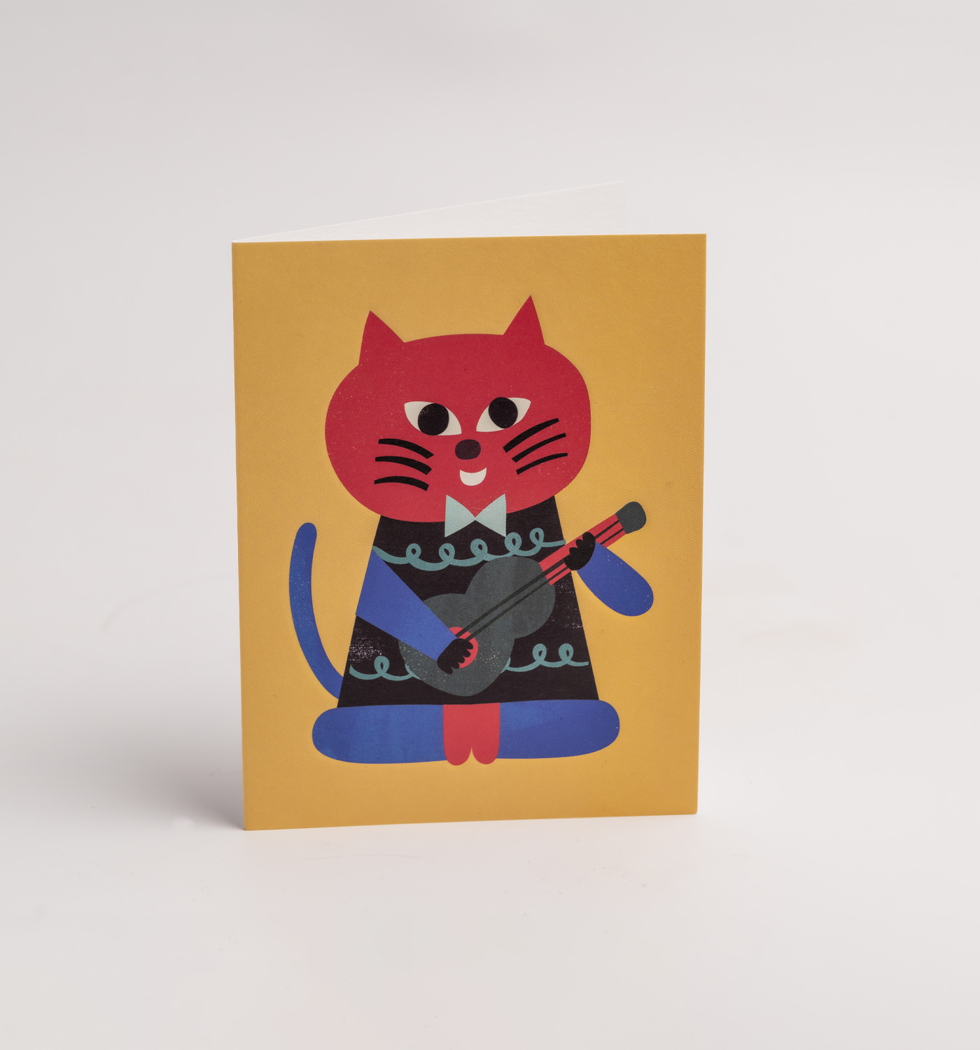 Cat Mini Card Guitar Cat Mini Card