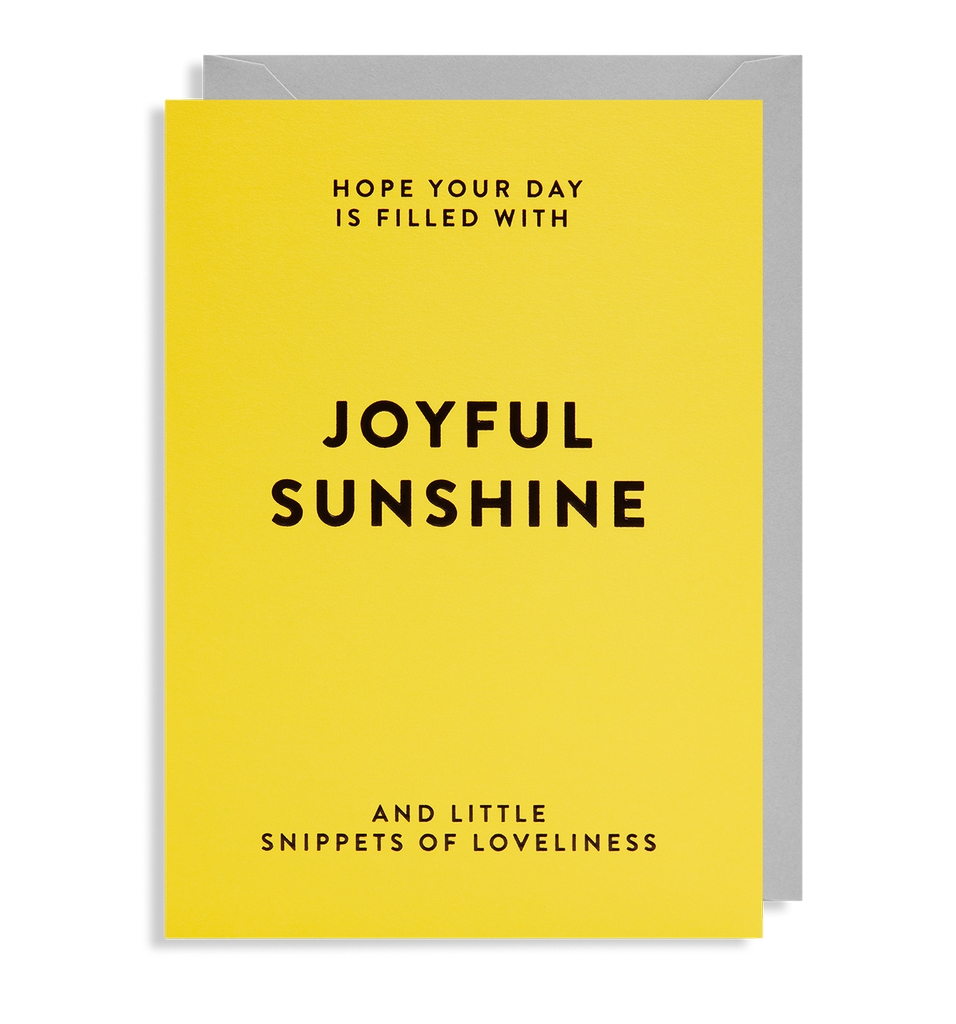 Joyful Sunshine - Lagom Design